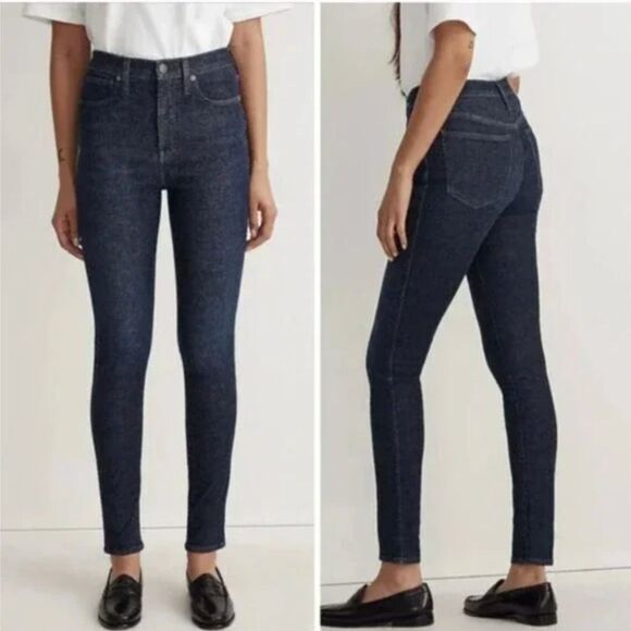 NEW Madewell‎ 10" High-Rise Skinny Jeans in Bensley Wash, 30 - Picture 1 of 15